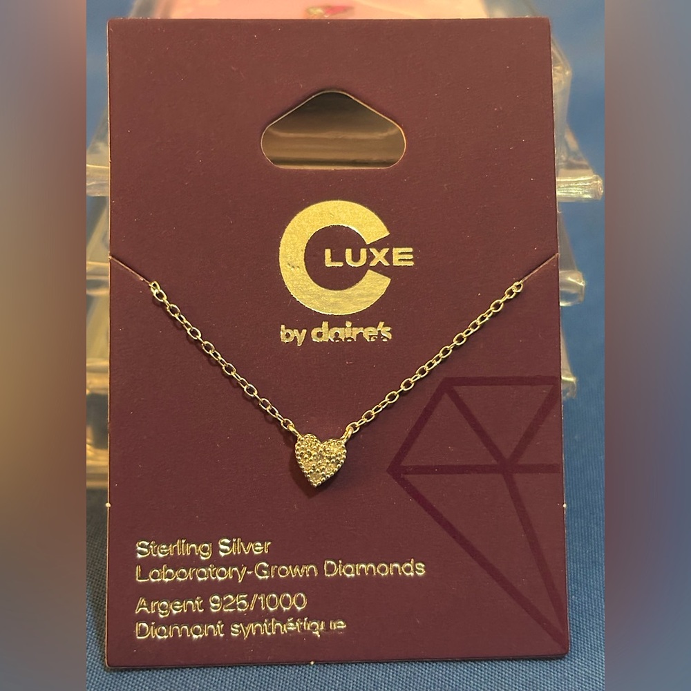 Laboratory Grown Diamond Heart Necklace